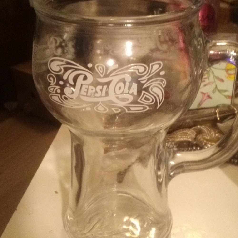 Vintage glass mug